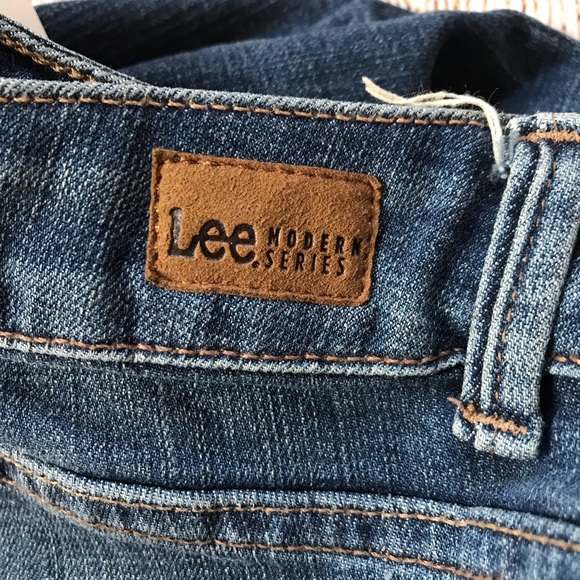 Women’s Lee Modern Series Straight Leg Jeans-sz 12 - Picture 3 of 10